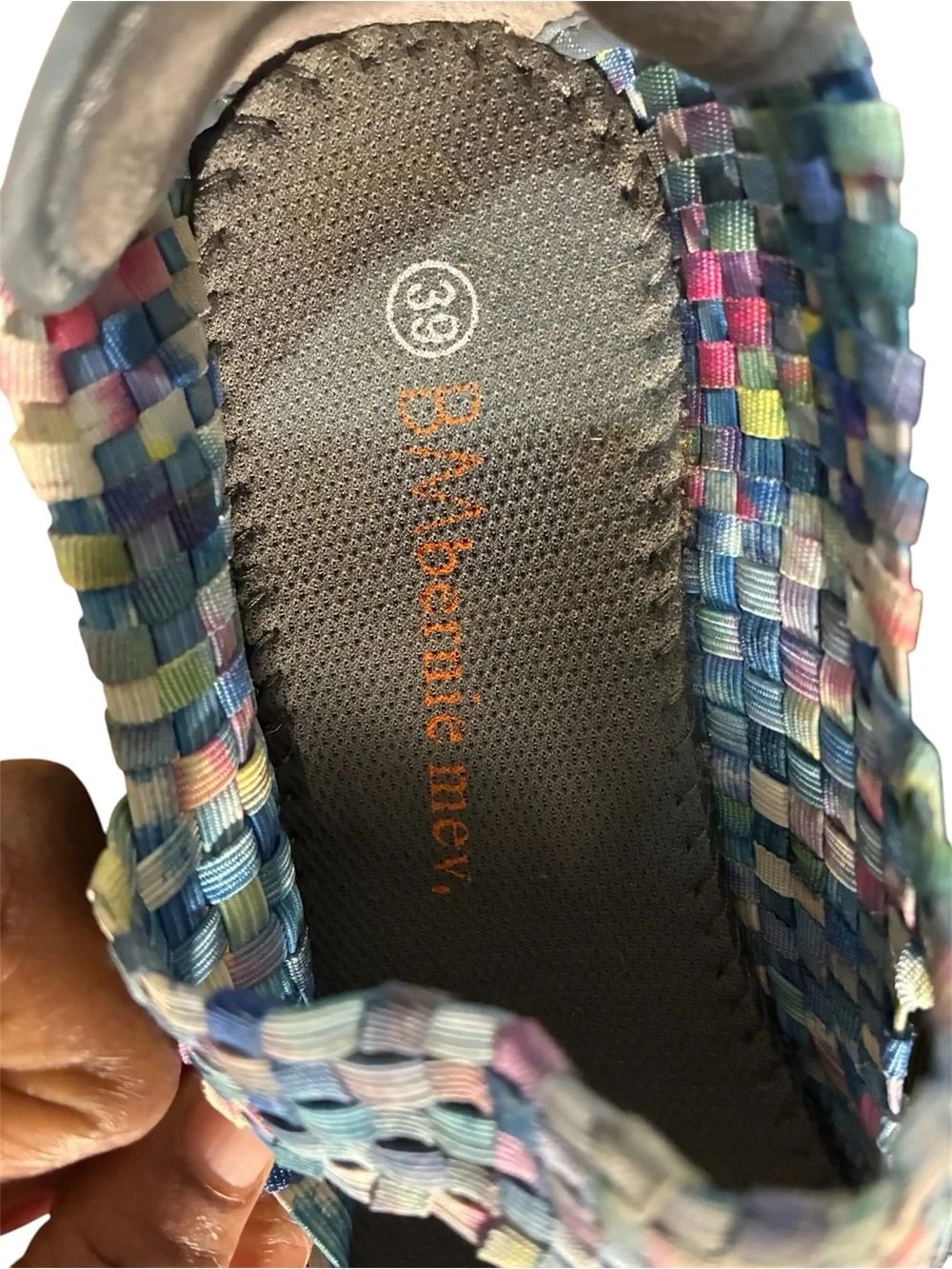 BMbernie mev Multicolor Woven Slip-OnS SiZE 8/2
